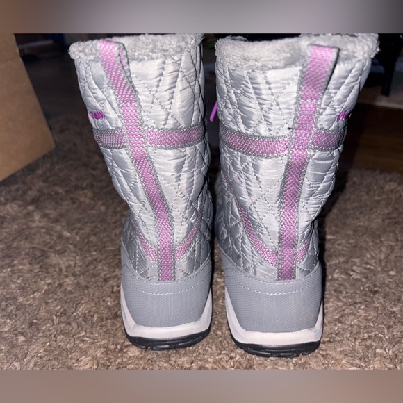 Columbia Omni-Tech Insulated Reflective Lined Snow Boots in Gray Women’s 9 -EUC - Picture 4 of 7